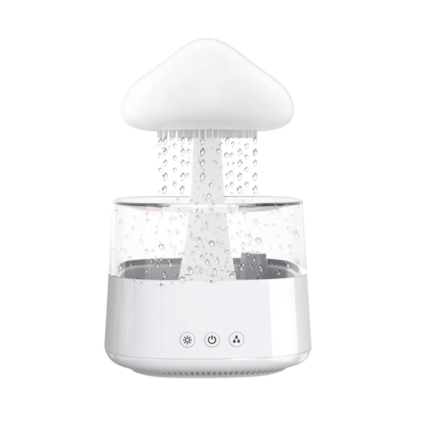 ZenMist Wood Aromatherapy Diffuser: 450ml Mushroom Wood Oasis with USB Relaxation - Boatlode