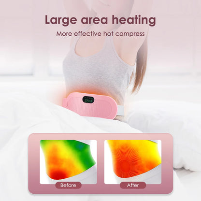 Menstrual Cramp Relief: Electric Heating Pad with Vibrator - Boatlode