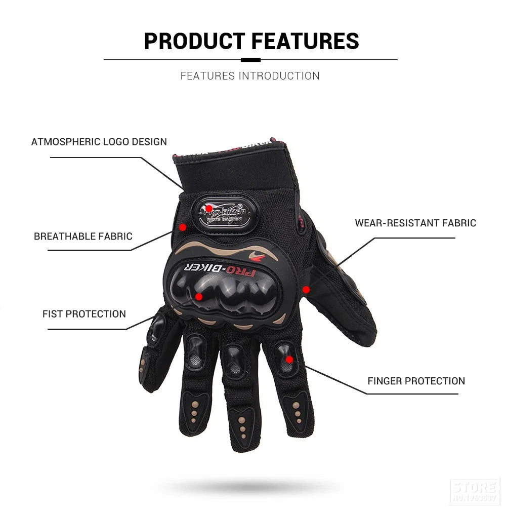 Ultimate All-Weather Motorcycle, Moto, Motorcross Gloves - Boatlode