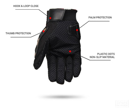 Ultimate All-Weather Motorcycle, Moto, Motorcross Gloves - Boatlode